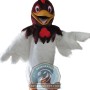 Happy White Rooster Mascot Costume