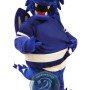 Happy Lightweight Blue Dragon Mascot Costume