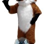 Realistic Lightweight Fox Mascot Costume For Adult