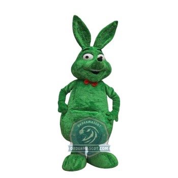 Green Lightweight Kangaroo Mascot Costume