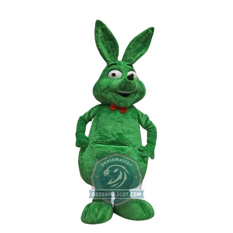 Green Lightweight Kangaroo Mascot Costume