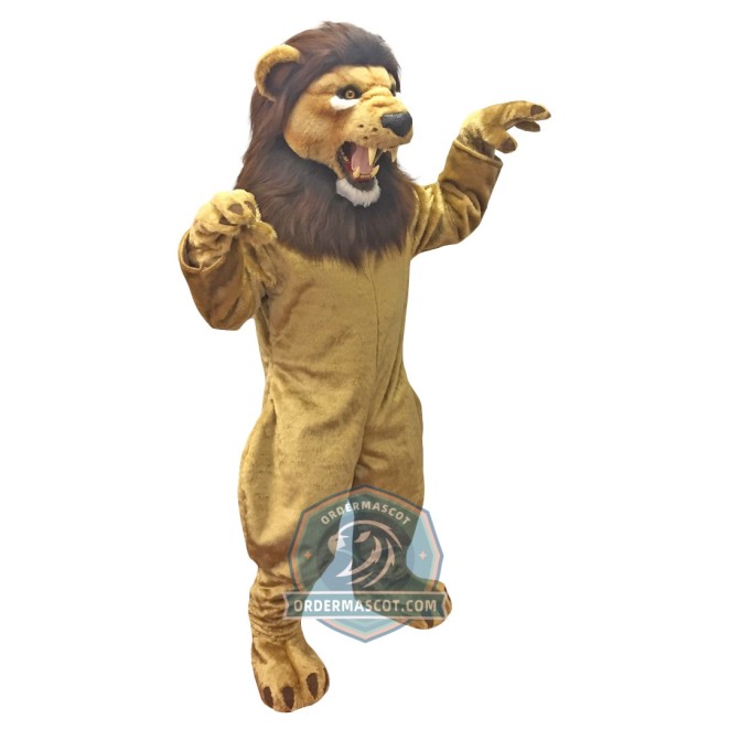 Fierce Lightweight Lion Mascot Costume For Adult