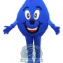 Blue Water Drop Mascot Costume