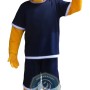 Fierce Yellow Bear Mascot Costume
