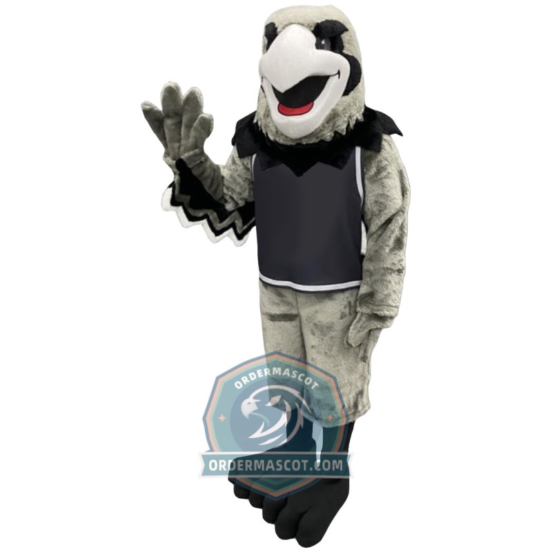 Grey Eagle Mascot Costume