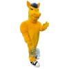 Yellow Horse Mascot Costume