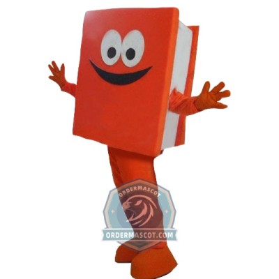 Happy Red Book Mascot Costume