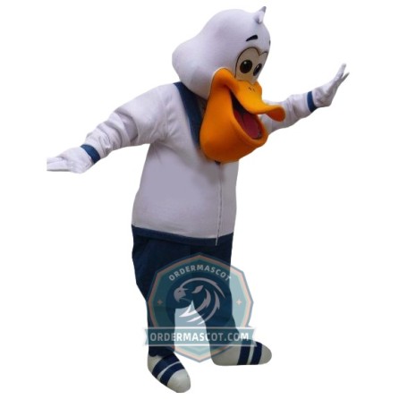 Realistic Pelican Mascot Costume