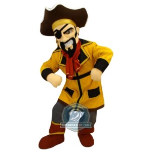 Realistic Lightweight Pirate Mascot Costume For Adult