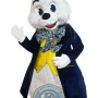 Realistic Lightweight Easter Bunny Mascot Costume For Adult