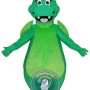 Happy Green Dragon Mascot Costume