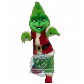Happy Christmas Grinch Mascot Costume