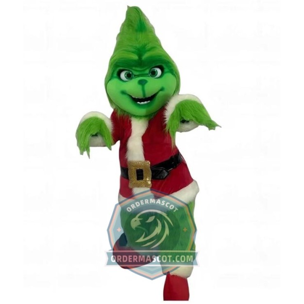 Happy Christmas Grinch Mascot Costume