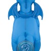 Realistic Happy Blue Dragon Mascot Costume
