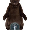 Happy Brown Bear Mascot Costume