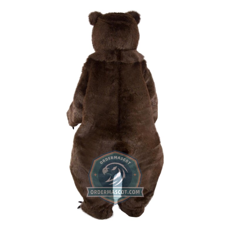 Happy Brown Bear Mascot Costume
