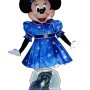 Happy Lightweight Minnie Mascot Costume With Blue Dress