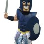 Deluxe Blue Knight Warrior Mascot Costume