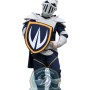 Gray Armor Knight Warrior Mascot Costume