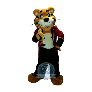 Happy Lightweight Tiger Mascot Costume