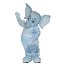 Blue Lightweight Elephant Mascot Costume
