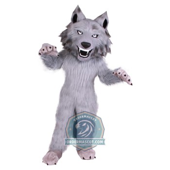 Realistic Lightweight Wolf Mascot Costume For Adult