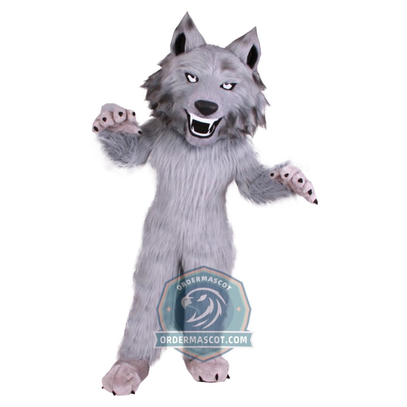 Realistic Lightweight Wolf Mascot Costume For Adult