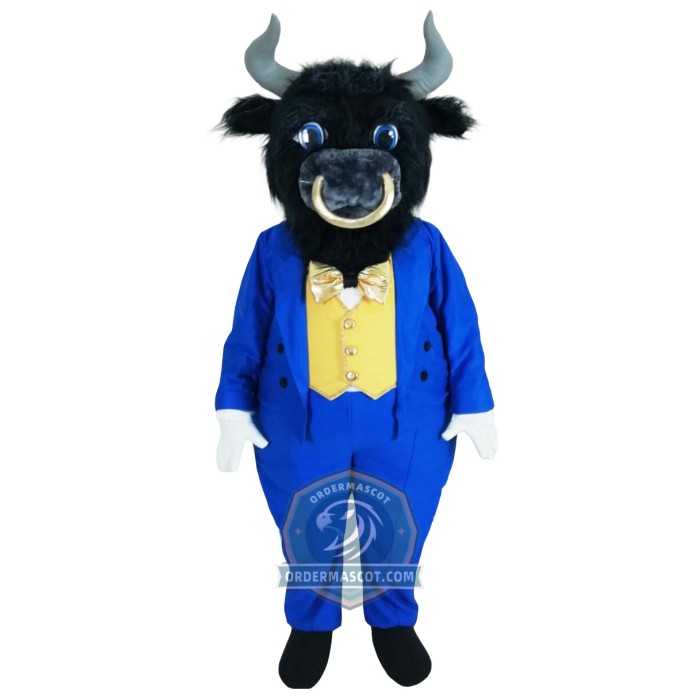 Realistic Lightweight Buffalo Mascot Costume