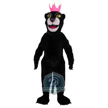 Deluxe Black Panther Mascot Costume