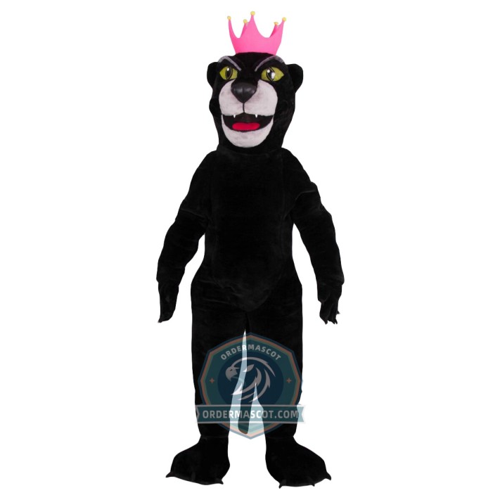 Deluxe Black Panther Mascot Costume