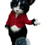 Realistic Black Cat Mascot Costume