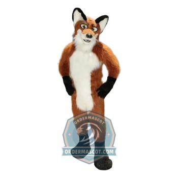 Deluxe Lightweight Fox Mascot Costume For Adult