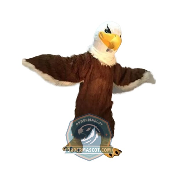 Adult Plush Eagle Mascot Costume