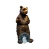 Realistic Plush Bear Mascot Costume