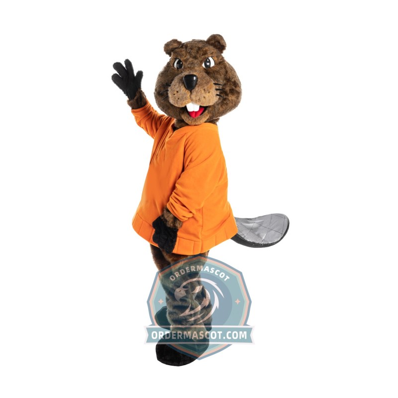 Sport Lightweight Beaver Mascot Costume For Adult