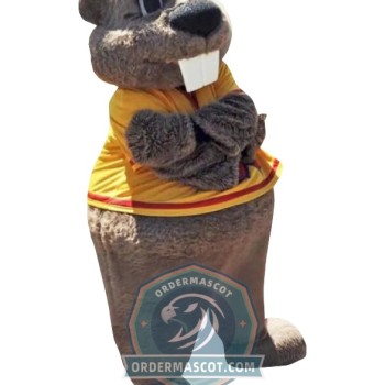 Realistic Adult Lightweight Beaver Mascot Costume