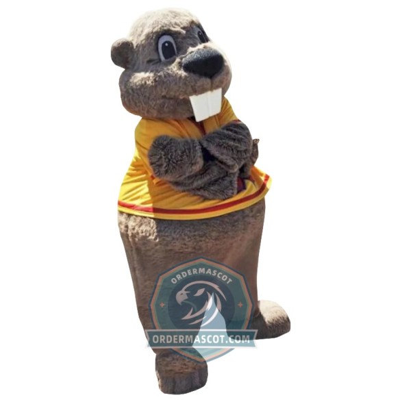 Realistic Adult Lightweight Beaver Mascot Costume