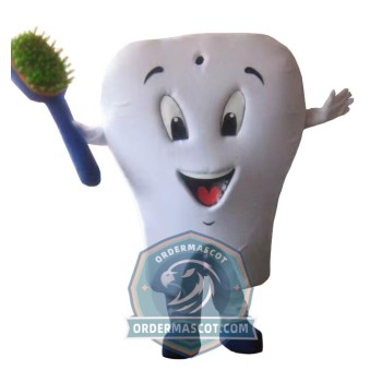 Happy Tooth Mascot Costume