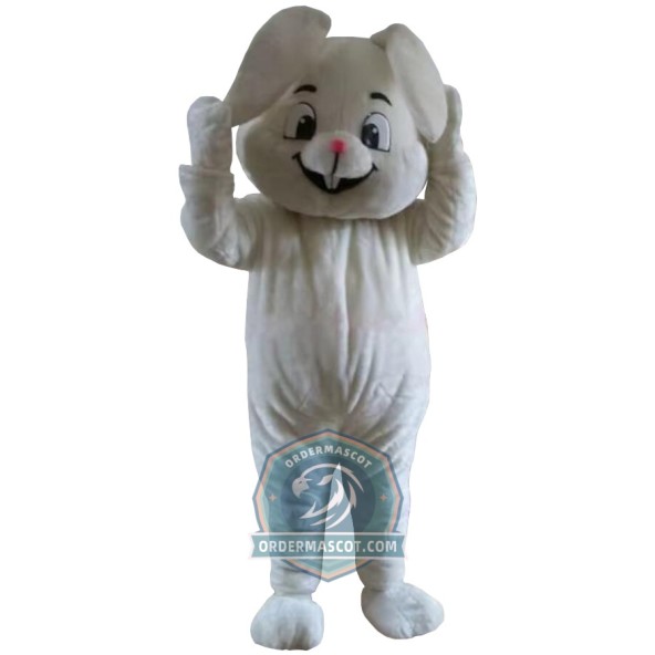 Affordable Lightweight White Rabbit Mascot Costume