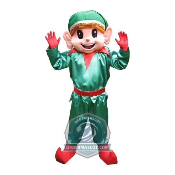 Happy Elfo the Elf Mascot Costume
