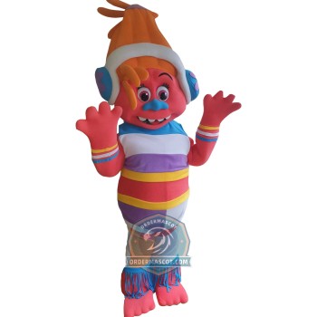 DJ Suki Troll Mascot Costume