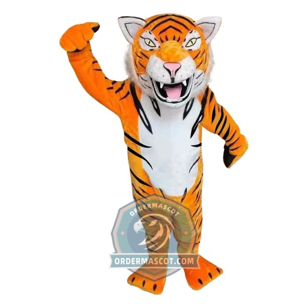 Affordable Fierce Tiger Mascot Costume