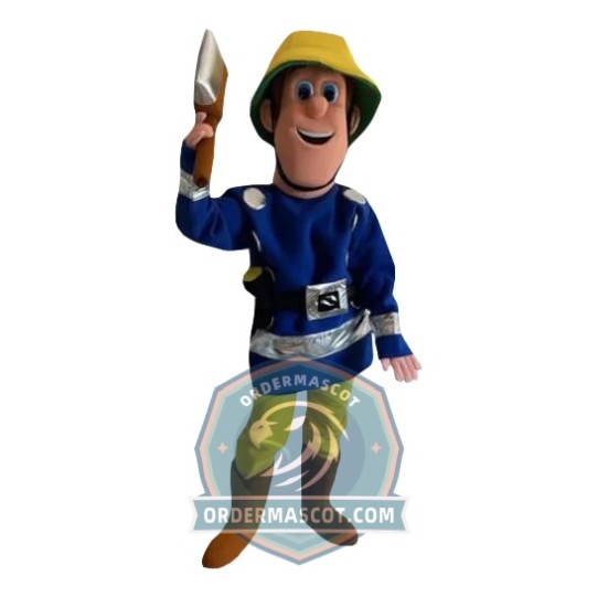 Deluxe Firefighter Mascot Costume