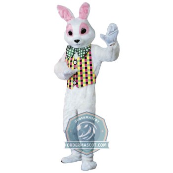 Deluxe Plush Easter Bunny Mascot Costume