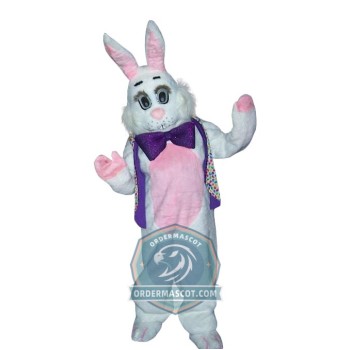 Deluxe Cute Easter Bunny Mascot Costume