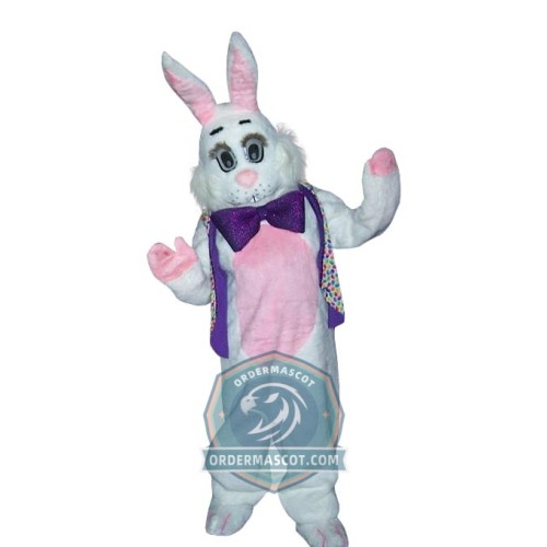 Deluxe Cute Easter Bunny Mascot Costume