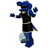 Sport Blue Crocodile Mascot Costume