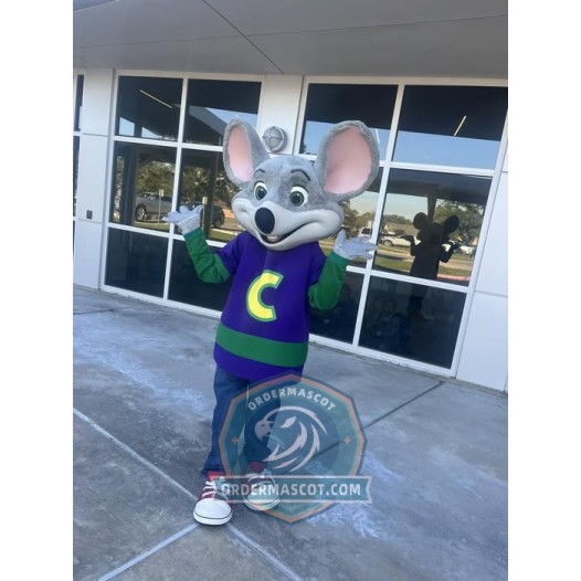 Happy Lightweight Chuck E. Cheese's Mascot Costume