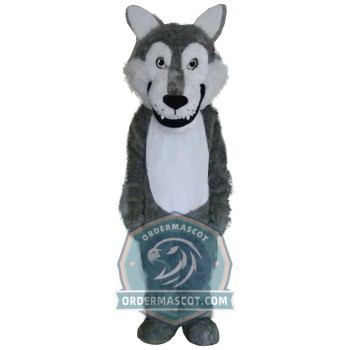Affordable Wolf Mascot Costume For Adult