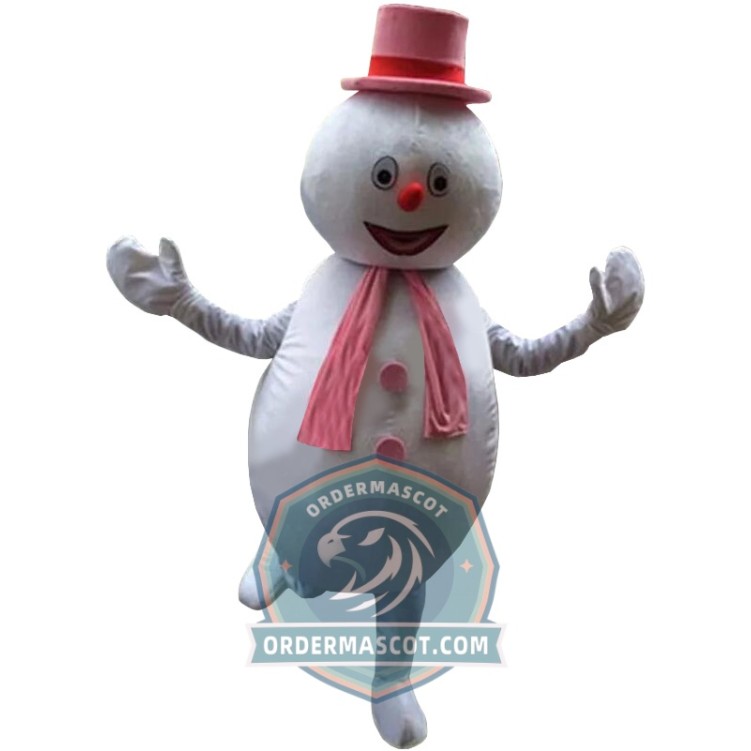 Affordable Cute Snowman Mascot Costume